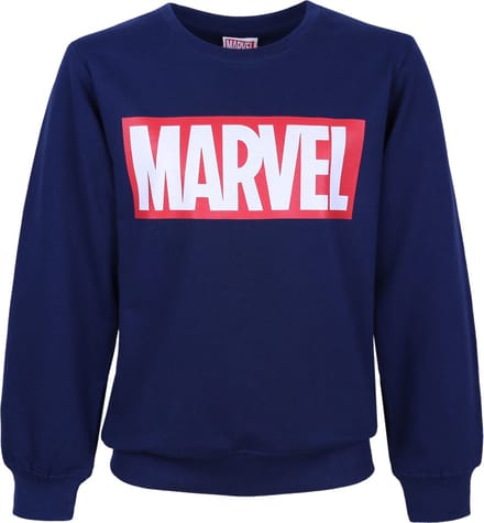 Donkerblauwe jeugdtrui MARVEL