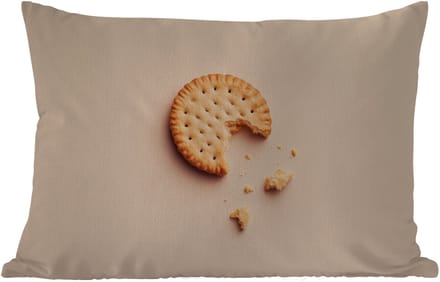Buitenkussens - Tuin - Koekje - Kruimels - beige - 50x30 cm