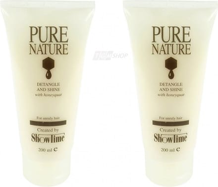Showtime Pure Nature Detangle and Shine Haarconditioner honing 2 x 200ml
