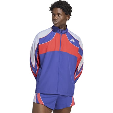 Adidas Adizero Archive Jacket Jassen Heren - Blauw - Maat M - Poly Mesh