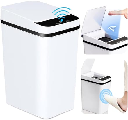 Touchless Vuilnisemmer - Automatische Sensor - 12 L - Waterdicht - ABS-kunststof