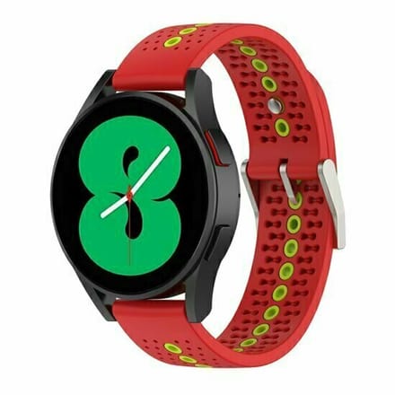 By Qubix - Dot Pattern siliconen bandje - Rood - geschikt voor Huawei Watch GT 6 / GT 7 / GT 6 pro / GT 7 pro - 46mm