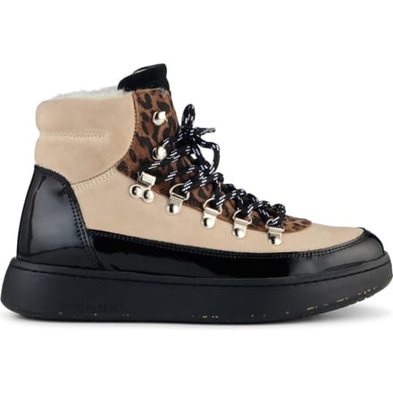 Woden Iris Mix Leopard Maat: 37 | Laarzen Outlet | Dames | Zwart