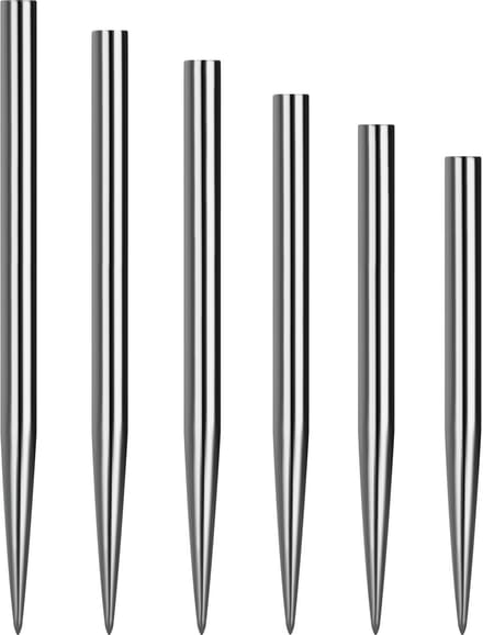 Mission Glide Dart Points - Silver 60 mm