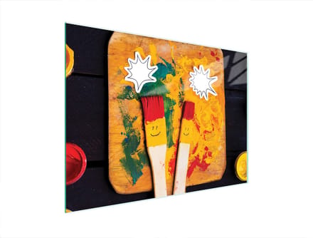 TMK ArtDeko - Snijplank - Uitzonderlijk Design - Hartglas - 40x30cm
