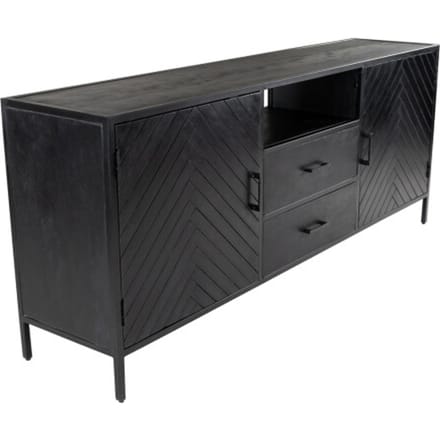 Kick Dressoir Hugo hoog - Zwart