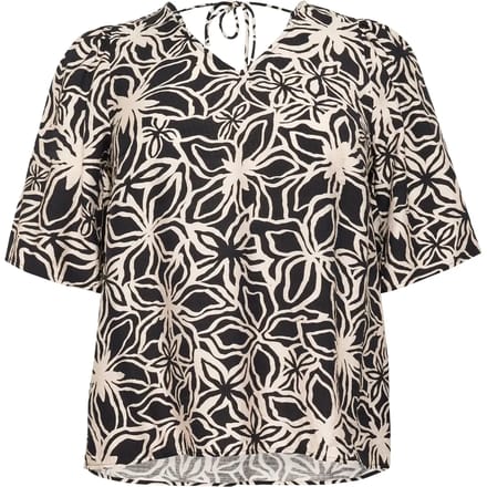 Vrouwelijke uitlopende blouse KAFFE Curve Haliah