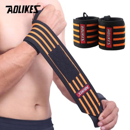 Aolikes 1 Paar Polssteun Brace voor Gewichtheffen Sportschool Training Crossfit Powerlifting Polsbanden Wraps