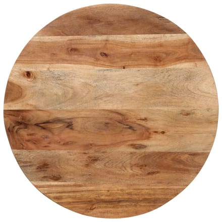 vidaXL - Salontafel - 55x55x45 - cm - massief - acaciahout - en - ijzer