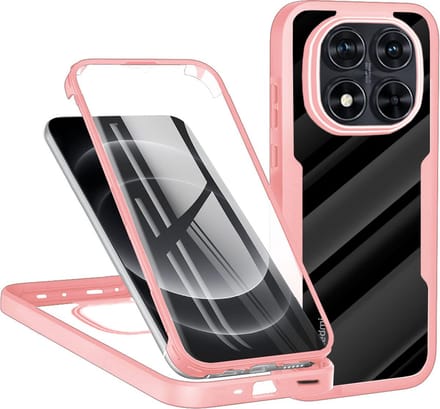 Hoesje geschikt voor Xiaomi Redmi Note 14 Pro 5G/14 Pro Plus / Xiaomi Poco X7 - Techsuit ColorVerse 360 Case met Screenprotector - Roze