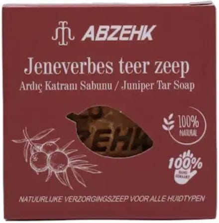 Abzehk - Handzeep, Sabun, Handsoap - Jeneverbes Teer, Ardıç Katranı, Juniper Tar - 125gr