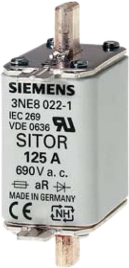 Siemens 3NE80171 NH-zekering Geschikt voor Hoogvermogenzekering Afmeting zekering : 00 3 stuk(s)