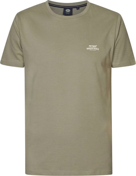 Petrol Industries - Heren Logo T-shirt Heatwave - Groen - Maat S