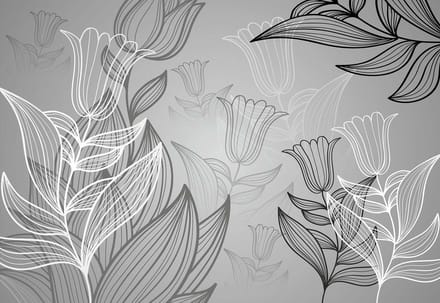 Fotobehang Flowers Forest Nature | PANORAMIC - 250cm x 104cm | 130g/m2 Vlies