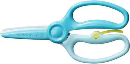 Fiskars 1064068, Kind, Rechte knip, Enkel, Blauw, Metaal, Knutselschaar