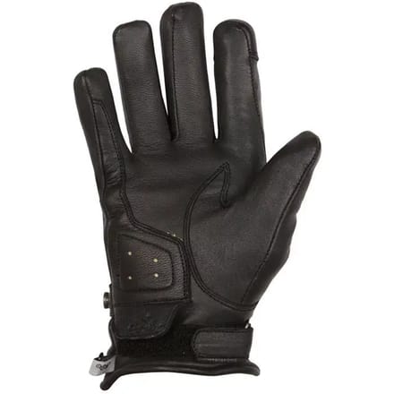 Helstons Tinta Hiver Leather Black Black Motorcycle Gloves T6 - Maat