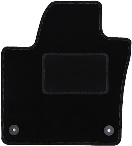Bestuurdersmat zwart voor: Volkswagen Sharan II minivan (2010-)