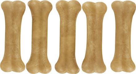 Hondensnack Rawhide Been 7,5 cm 5 stuks - 125 gr - 5 stuks x 7.5 cm