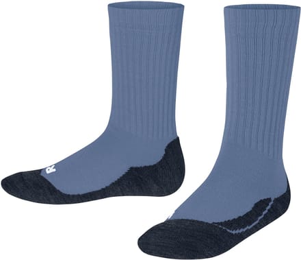 FALKE Active Warm dik ademend wol functioneel materiaal sokken kinderen blauw - maat 35-38