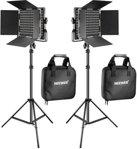 Neewer Kit 660 Bi Color LED two lamps 40W 3200-56