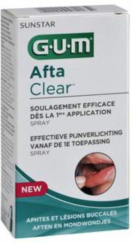 2x GUM AftaClear Spray 15 ml