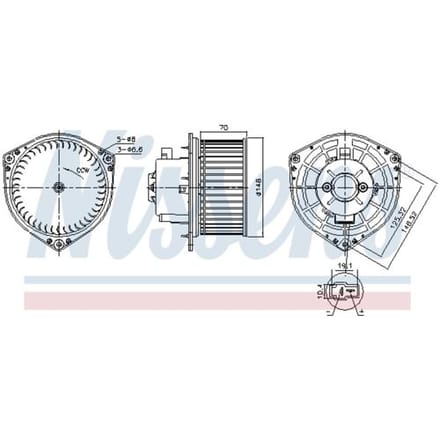 Interieurventilatie NISSENS 87454