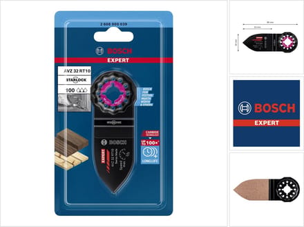 Bosch 2608900039 EXPERT Starlock Carbide schuurvinger Multimaterial AVZ32RT10