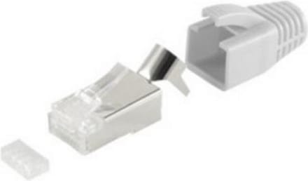 shiverpeaks BS72067-10GR, RJ-45, Grijs, Metallic, Goud, 10 stuk(s)