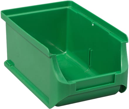 allit open fronted storage bin ProfiPlus Box 2, gemaakt van PP, geel