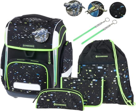 Complete Schooltas Set Ergonomisch met Pennenzak en Sporttas - 9 Delig