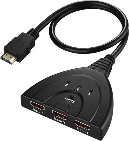 HDMI schakelaar 3 naar 1 - versie 1.3 (Full HD 1080p) - 0,50 meter