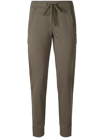 Broek in jogg-pant-stijl pasvorm Barbara Van Peter Hahn groen
