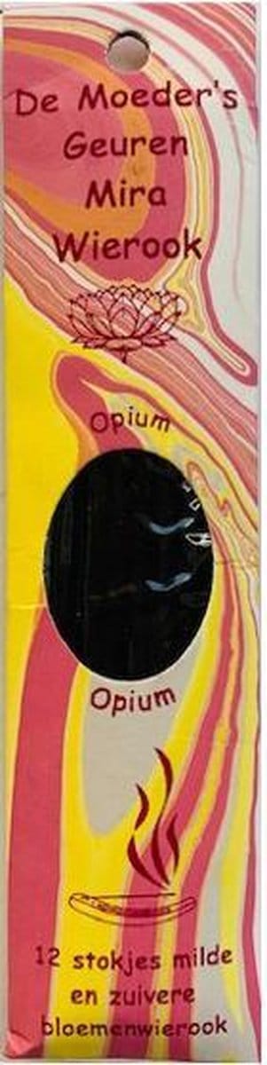 Wierook Opium - 12 Korte Stokjes Mira wierook