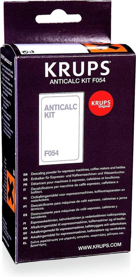Krups F054 - Koffiemachineontkalker - Ontkalker set + PH strip Espresso