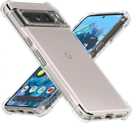 Google Pixel 8 Pro Hoesje Schokbestendig en Dun TPU Transparant
