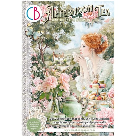 Junk Journal & Ephemera Book "Afternoon Tea"