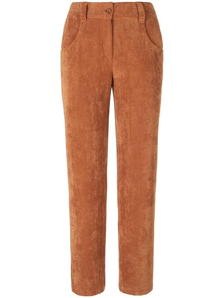 7/8-cordbroek pasvorm Barbara Van Peter Hahn bruin