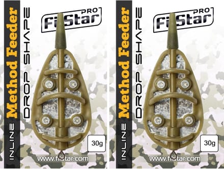 Complete Inline Method Feeder Set voor Karpervissen met Anti-Klit Wartels en Lood