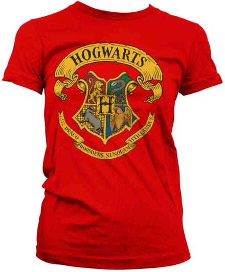 Harry Potter Dames Tshirt -M- Hogwarts Crest Zwart