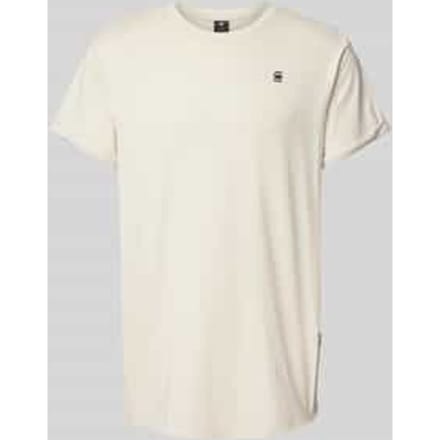 T-shirt met labeldetail