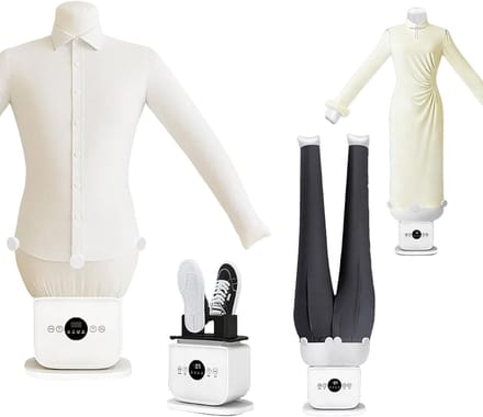 Automatische Strijkmachine - Stoomstrijkijzer - Kreukels Verwijderen - Aroma Diffuser - 8-12 Minuten - Wit