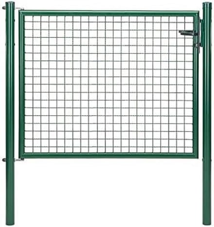 Enkel tuindeur Groen 125 cm x 100 cm Inclusief Montage Accessoires