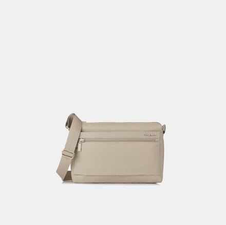 Hedgren Eye Medium Dames Crossbodytas met RFID-bescherming – Middelgroot – Cashmere Beige