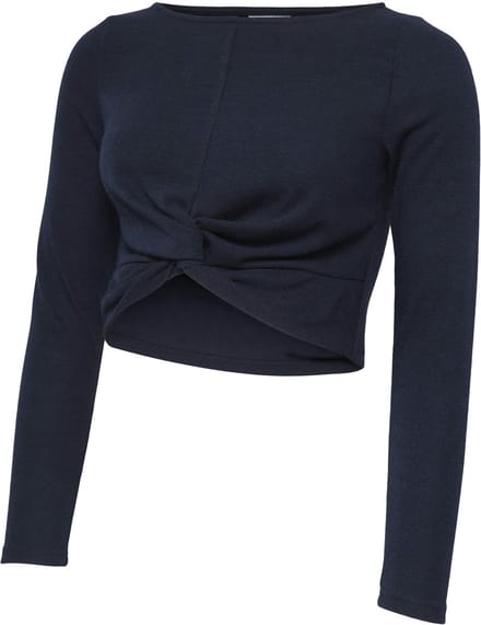 MAMALICIOUS - MLRIGA LS CROP TOP - Dames - Blouses
