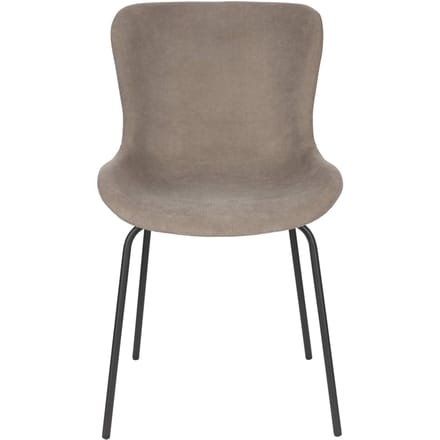 Housecraft Living Junzo Rib Eetkamerstoelen Grijs - Set van 2