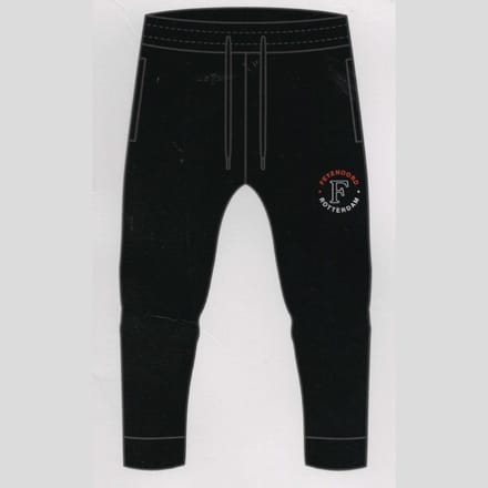 Feyenoord Joggingbroek Zwart – Maat 104/110 – Katoen/Polyester – Kinder Trainingsbroek