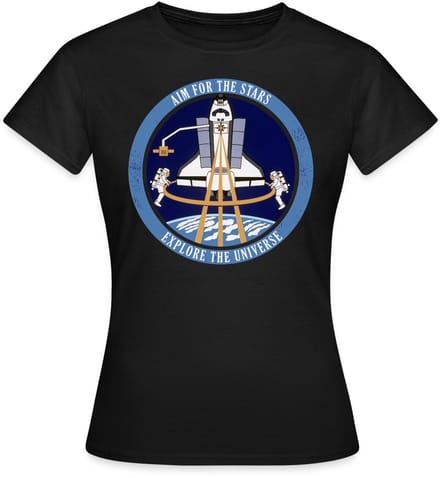 NASA Aim For The Stars T-Shirt Dames