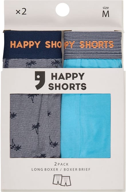 Happy Shorts Boxer Jersey Long