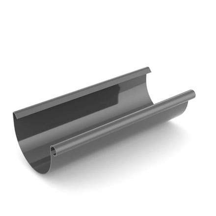 Grafiet Regenrinne 2 meter - Dakgoot System 100