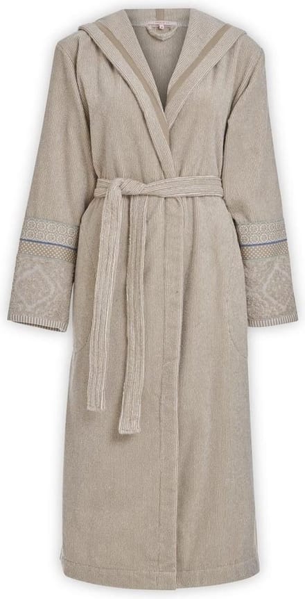 Pip Studio Soft Zellige Badjas - Khaki - XXL